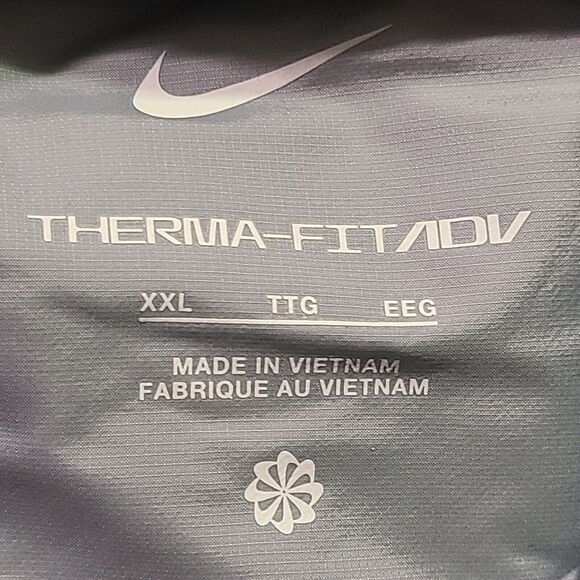 Nike Running Jacket Mens 2XL Therma-FIT ADV AeroLoft Repel Down Grey FB7556-084 - Picture 10 of 16